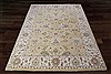 Sarouk Yellow Hand Knotted 100 X 143  Area Rug 151-18299 Thumb 2