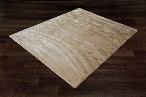 Indo-Nepal Brown Hand Knotted 80 X 100  Area Rug 151-18303 Image 10