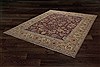 Agra Red Square Hand Knotted 10 X 10  Area Rug 151-18308 Thumb 3