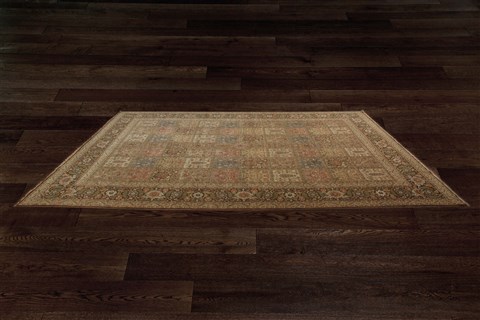 Bakhtiar Multicolor Square Hand Knotted 10 X 10  Area Rug 151-18310 Image 2