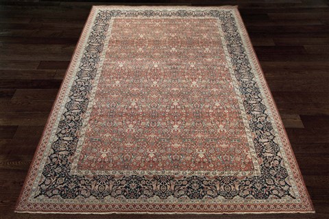 Herati Red Square Hand Knotted 10 X 10  Area Rug 151-18311 Image 1