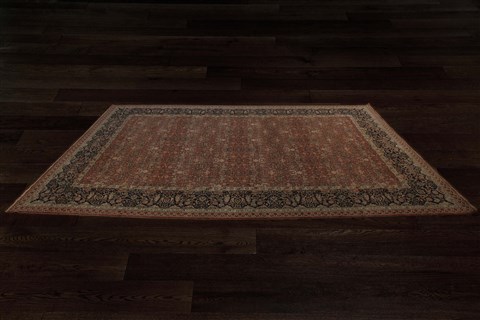 Herati Red Square Hand Knotted 10 X 10  Area Rug 151-18311 Image 4