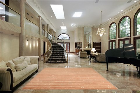 Indo-Nepal Orange Hand Knotted 80 X 100  Area Rug 151-18315 Image 5