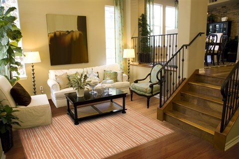 Indo-Nepal Orange Hand Knotted 80 X 100  Area Rug 151-18315 Image 1