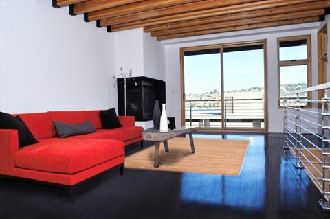 Indo-Nepal Orange Hand Knotted 80 X 100  Area Rug 151-18315 Image 2