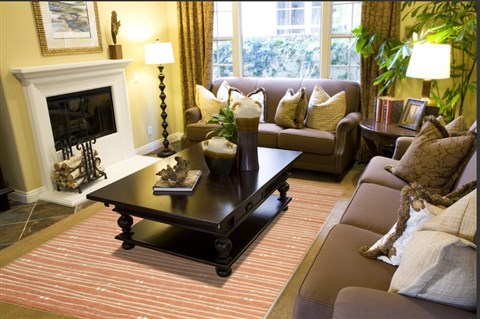 Indo-Nepal Orange Hand Knotted 80 X 100  Area Rug 151-18315 Image 4