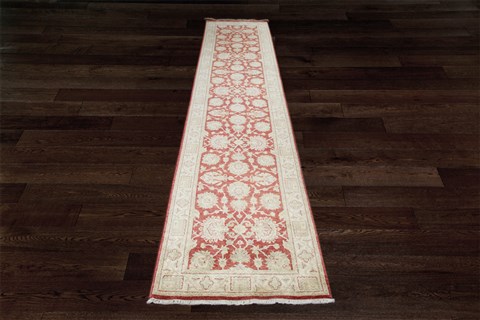 Chobi Red Runner Hand Knotted 40 X 180  Area Rug 151-18317 Image 1