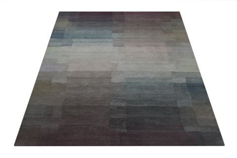 Modern Grey Hand Knotted 80 X 100  Area Rug 151-18326 Image 10