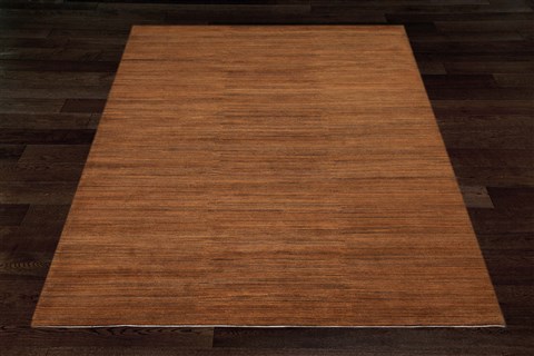 Indo-Nepal Brown Hand Knotted 80 X 100  Area Rug 151-18333 Image 6