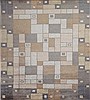 Modern Multicolor Hand Knotted 80 X 100  Area Rug 151-18347 Thumb 0