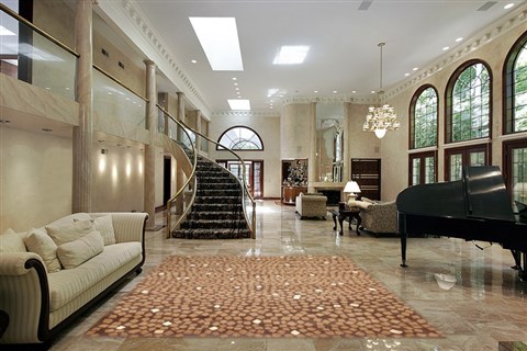 Modern Brown Hand Knotted 80 X 100  Area Rug 151-18348 Image 1