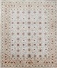 Tabriz White Square Hand Knotted 10 X 10  Area Rug 151-18352 Thumb 0