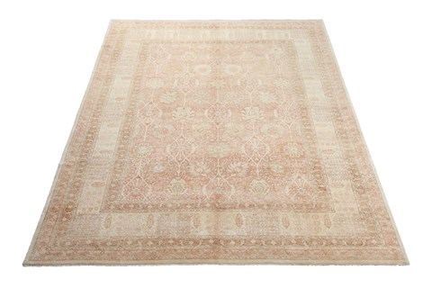 Modern Red Hand Knotted 95 X 139  Area Rug 151-18355 Image 1