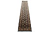 Pishavar Black Runner Hand Knotted 27 X 162  Area Rug 151-18359 Thumb 5