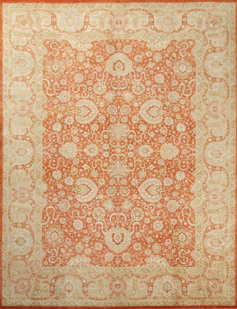 Chobi Red Hand Knotted 100 X 144  Area Rug 151-18362 Image 0