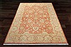 Chobi Red Hand Knotted 100 X 144  Area Rug 151-18362 Thumb 2
