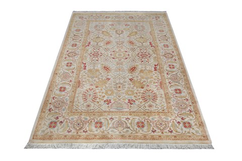 Chobi White Hand Knotted 40 X 60  Area Rug 151-18363 Image 8