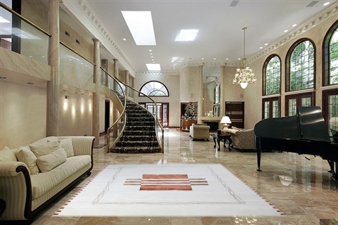 Modern White Hand Knotted 80 X 100  Area Rug 151-18365 Image 3