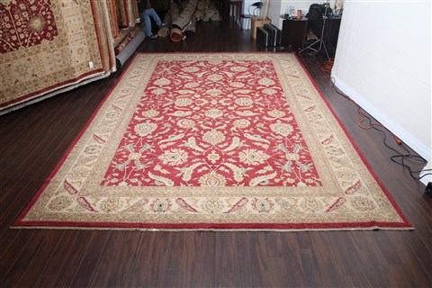 Jaipur Red Hand Knotted 120 X 180  Area Rug 151-18375 Image 4
