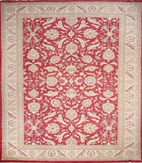Jaipur Red Hand Knotted 120 X 180  Area Rug 151-18375 Image 0