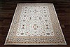 Ziegler White Hand Knotted 120 X 150  Area Rug 151-18376 Thumb 1