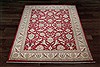 Jaipur Red Hand Knotted 120 X 150  Area Rug 151-18377 Thumb 6