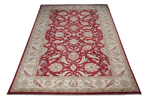Jaipur Red Hand Knotted 100 X 160  Area Rug 151-18378 Image 4