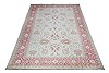 Oushak White Hand Knotted 100 X 160  Area Rug 151-18379 Thumb 3