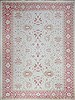 Oushak White Hand Knotted 100 X 160  Area Rug 151-18379 Thumb 0