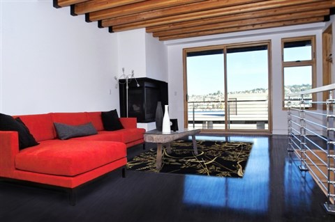 Modern Black Hand Knotted 80 X 100  Area Rug 151-18383 Image 5