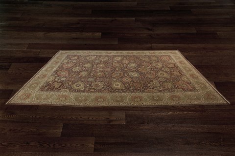 Haji Jalili Red Square Hand Knotted 10 X 10 Area Rug 151-18388 Image 17