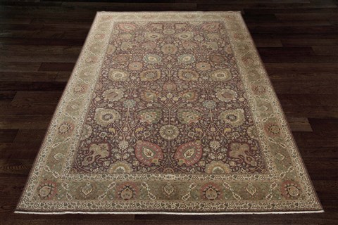 Haji Jalili Red Square Hand Knotted 10 X 10 Area Rug 151-18388 Image 1