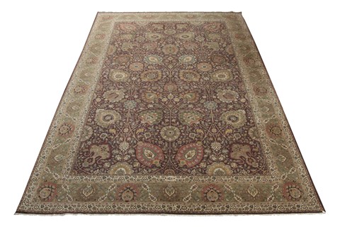 Haji Jalili Red Square Hand Knotted 10 X 10 Area Rug 151-18388 Image 4