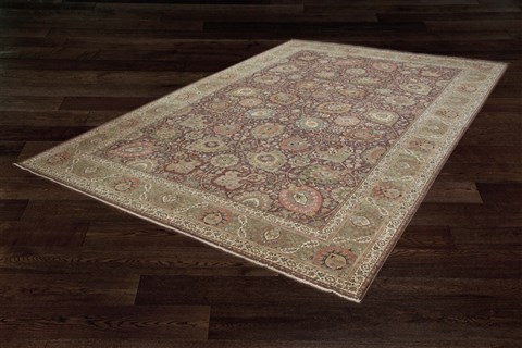 Haji Jalili Red Square Hand Knotted 10 X 10 Area Rug 151-18388 Image 12