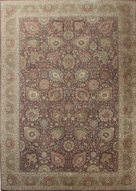 Haji Jalili Red Square Hand Knotted 10 X 10 Area Rug 151-18388 Image 0
