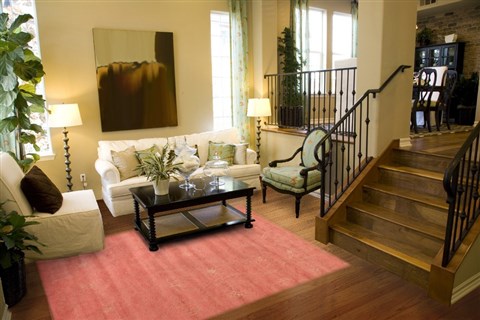 Indo-Nepal Red Hand Knotted 80 X 100  Area Rug 151-18390 Image 3