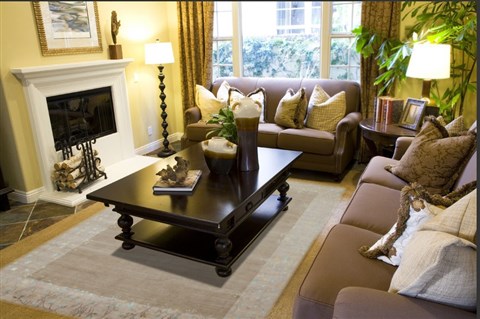 Indo-Nepal Brown Hand Knotted 80 X 100  Area Rug 151-18393 Image 2