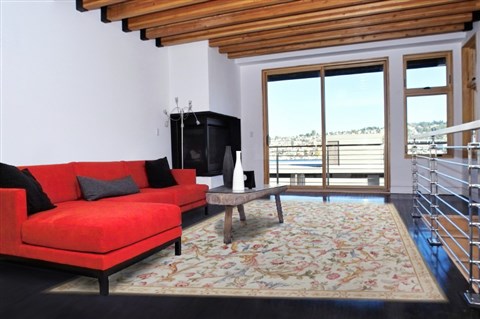 Sino-Persian White Hand Knotted 90 X 120  Area Rug 151-18397 Image 3