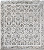 Indo-Nepal Grey Square Hand Knotted 10 X 10  Area Rug 151-18399 Thumb 0