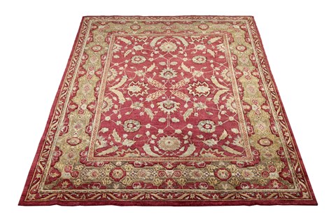 Indo-Nepal Red Hand Knotted 80 X 110  Area Rug 151-18400 Image 6