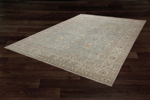 Haji Jalili Blue Square Hand Knotted 10 X 10  Area Rug 151-18403 Image 5