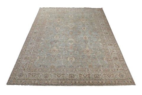 Haji Jalili Blue Square Hand Knotted 10 X 10  Area Rug 151-18403 Image 4