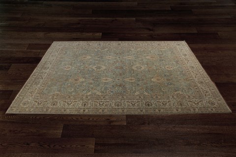 Haji Jalili Blue Square Hand Knotted 10 X 10  Area Rug 151-18403 Image 8