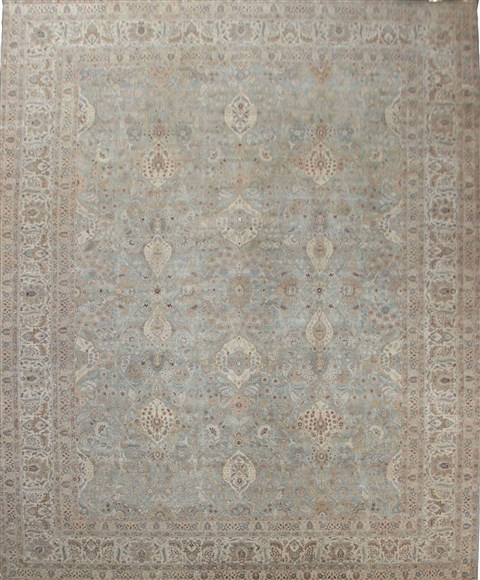 Haji Jalili Blue Square Hand Knotted 10 X 10  Area Rug 151-18403 Image 0