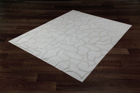 Indo-Nepal Grey Hand Knotted 80 X 100  Area Rug 151-18407 Image 14