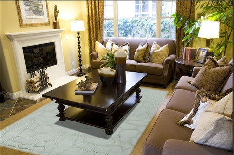 Indo-Nepal Grey Hand Knotted 80 X 100  Area Rug 151-18407 Image 4