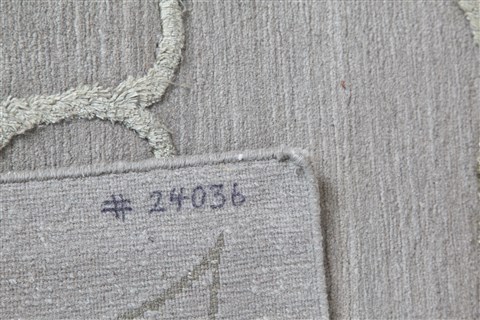 Indo-Nepal Grey Hand Knotted 80 X 100  Area Rug 151-18407 Image 23