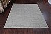Indo-Nepal Grey Hand Knotted 80 X 100  Area Rug 151-18407 Thumb 16