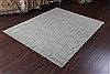 Indo-Nepal Grey Hand Knotted 80 X 100  Area Rug 151-18407 Thumb 19