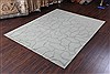 Indo-Nepal Grey Hand Knotted 80 X 100  Area Rug 151-18407 Thumb 21